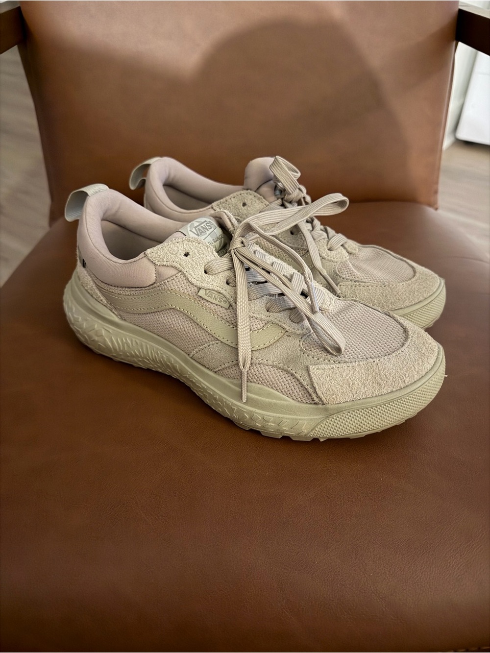 Vans Beige/Green Chunky Runner Sneakers